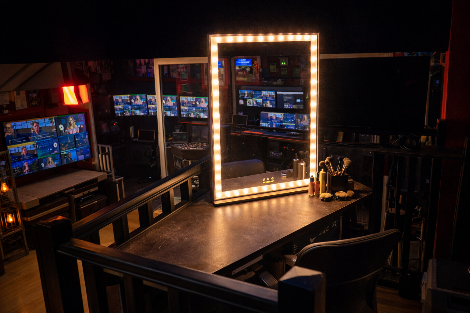 Mezzanine avec vue sur le plateau